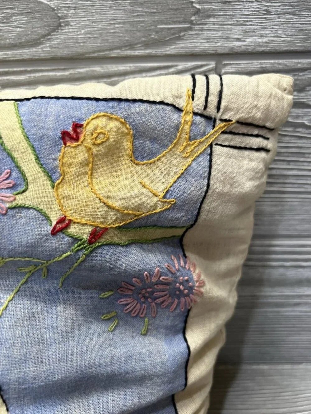 Handmade vintage throw